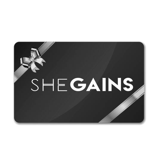 SHE GAINS GIFT CARD